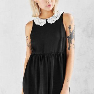 Cooperative Lace Collar Babydoll Romper